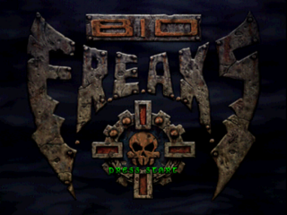 Biofreaks title screen for Playstation